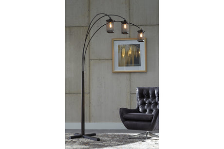 Maovesa Bronze Floor Lamp -  - Luna Furniture