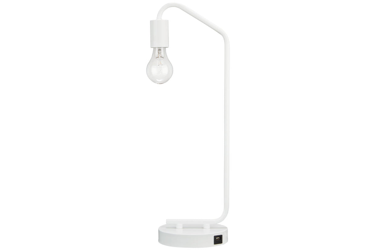 Covybend White Desk Lamp from Ashley - Luna Furniture