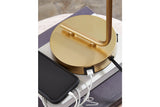 Covybend Gold Desk Lamp -  - Luna Furniture