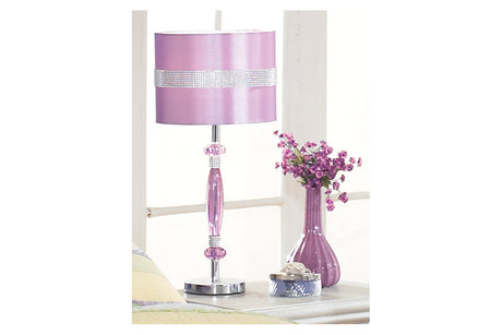 Nyssa Purple Table Lamp -  - Luna Furniture