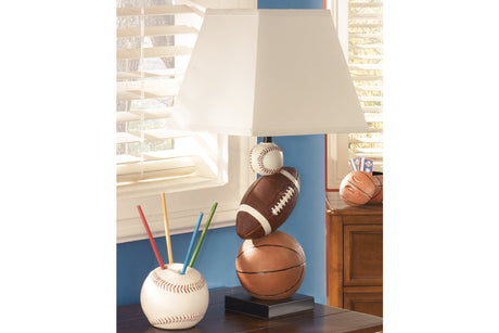 Nyx Brown/Orange Table Lamp -  - Luna Furniture