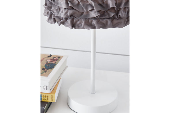Mirette Gray/White Table Lamp