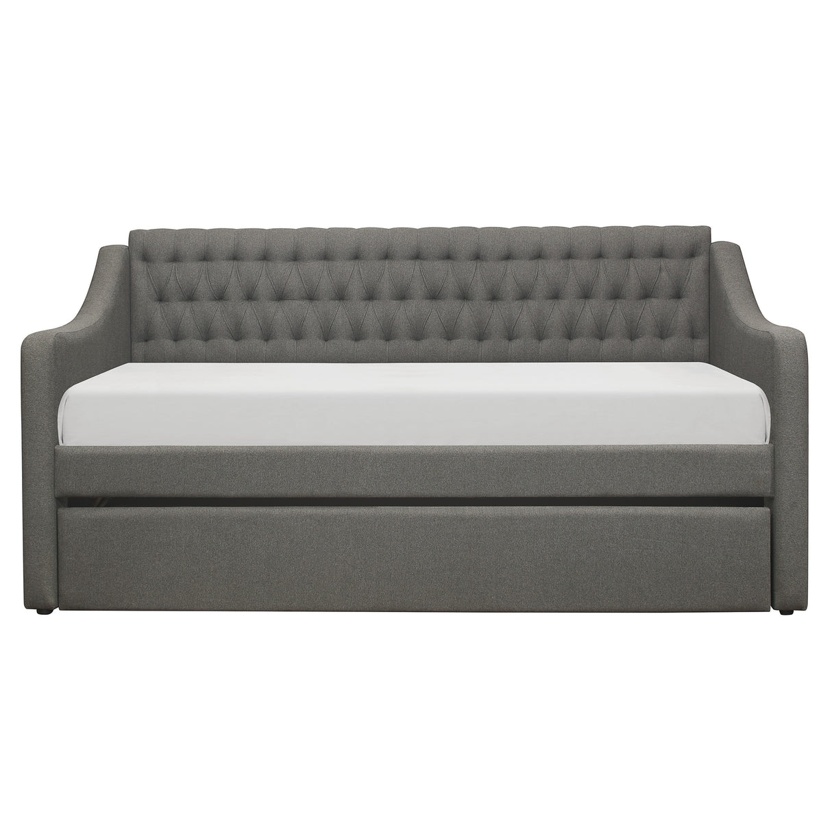 Labelle Gray Twin Daybed with Trundle from Homelegance - Luna Furniture