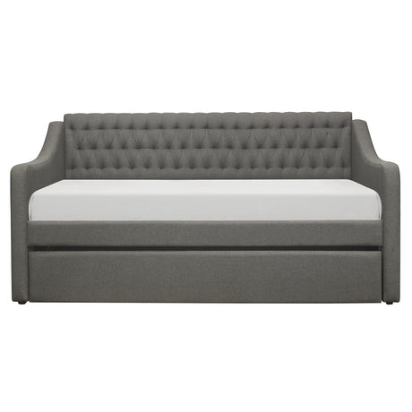 Labelle Gray Twin Daybed with Trundle from Homelegance - Luna Furniture