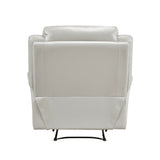 Laconia Silver Leather Double Reclining Living Room Set from Homelegance - Luna Furniture