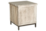 Laddford Whitewash Accent Cabinet from Ashley - Luna Furniture