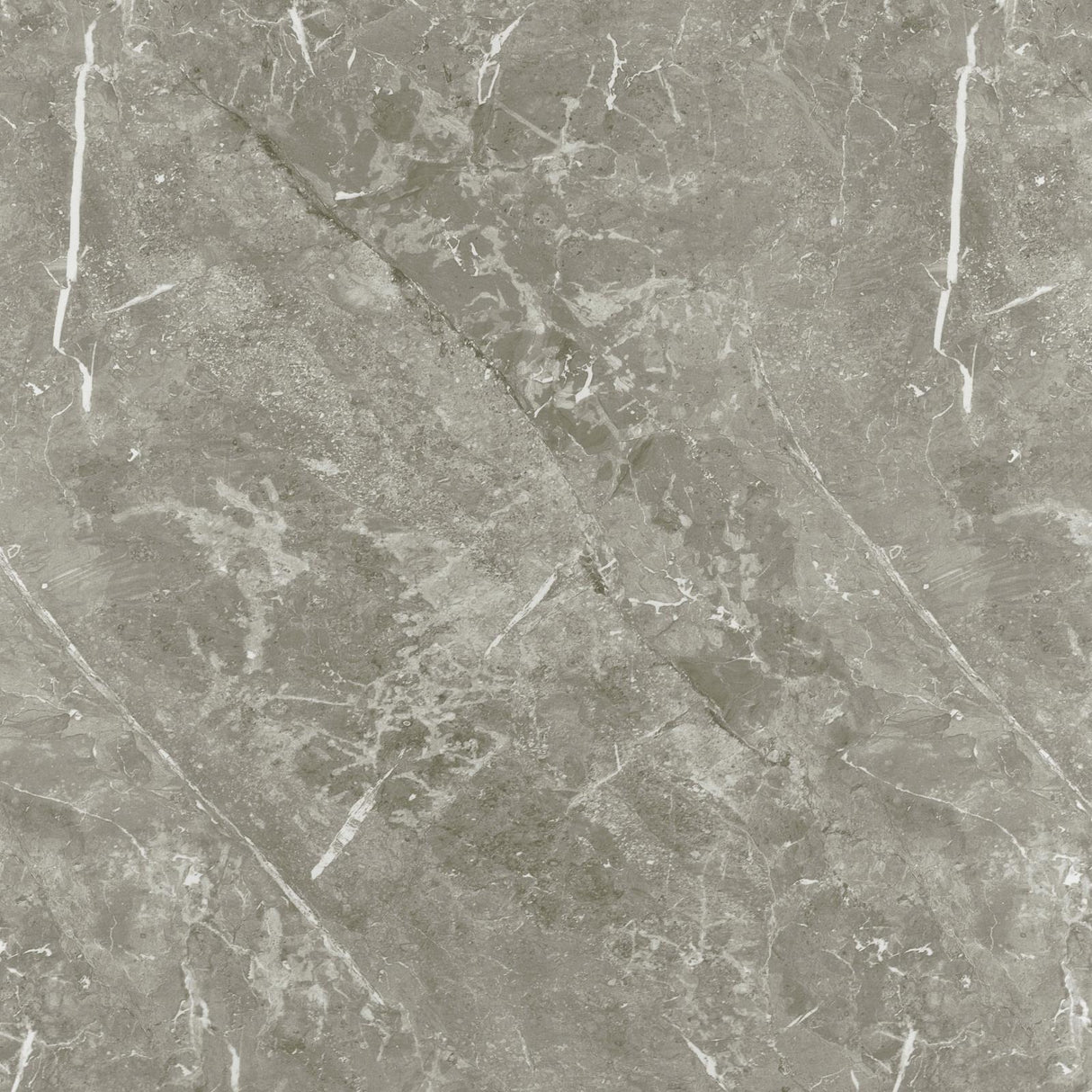 Lainey Gray and Gunmetal Faux Marble Round Top End Table from Coaster - Luna Furniture