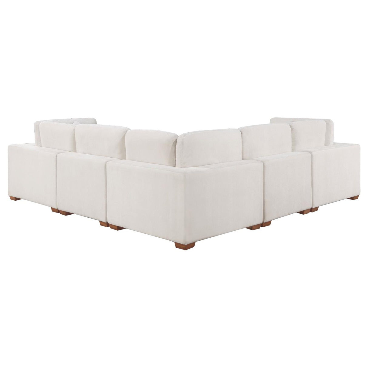 Lakeview Ivory Upholstered 5-Piece Modular Sectional Sofa from Coaster - Luna Furniture