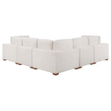 Lakeview Ivory Upholstered 5-piece Modular Sectional Sofa from Coaster - Luna Furniture