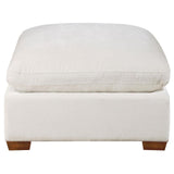 Lakeview Ivory Upholstered Ottoman from Coaster - Luna Furniture