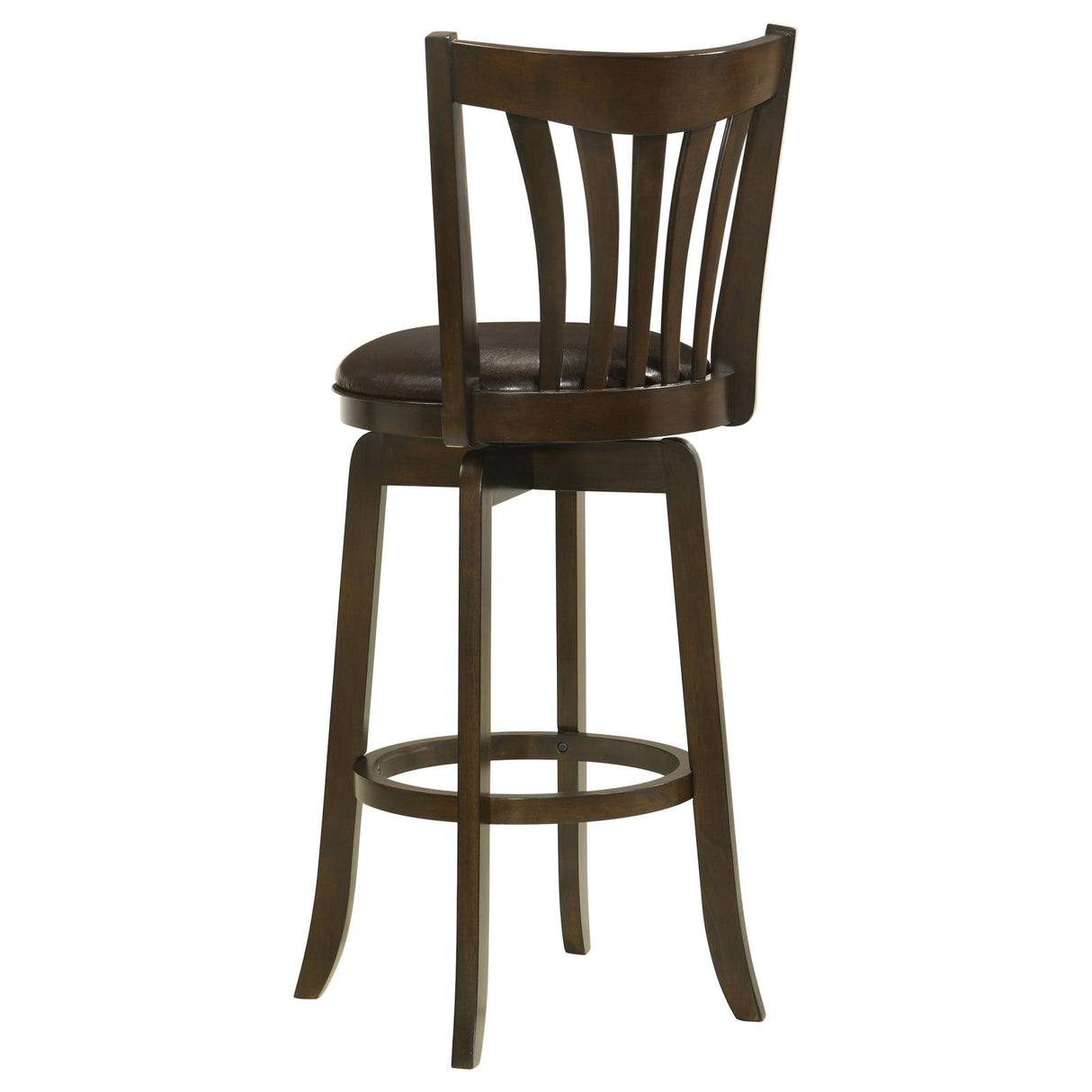 Lambert Dark Cherry Pub Height Swivel Bar Stool from Coaster - Luna Furniture