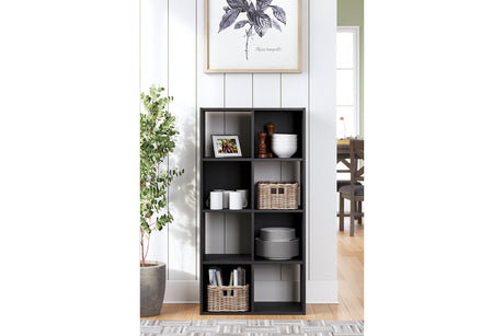 Langdrew Black Eight Cube Organizer from Ashley - Luna Furniture
