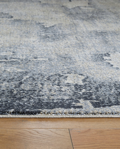 Langrich Blue/Gray/Cream Large Rug from Ashley - Luna Furniture