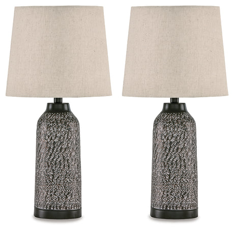 Lanson Antique Bronze Finish Table Lamp from Ashley - Luna Furniture