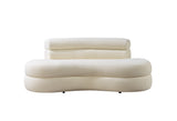 Larissa Ivory Boucle Loveseat from Nova Furniture - Luna Furniture