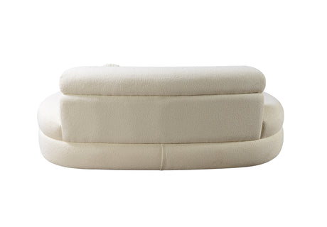 Larissa Ivory Boucle Loveseat from Nova Furniture - Luna Furniture