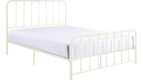 Larkspur White Full Metal Platform Bed from Homelegance - Luna Furniture