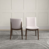 Laura Mid-Century Modern Solid Wood Dining Chair (Set of 2) Green Velvet from Ashcroft Furniture - Luna Furniture
