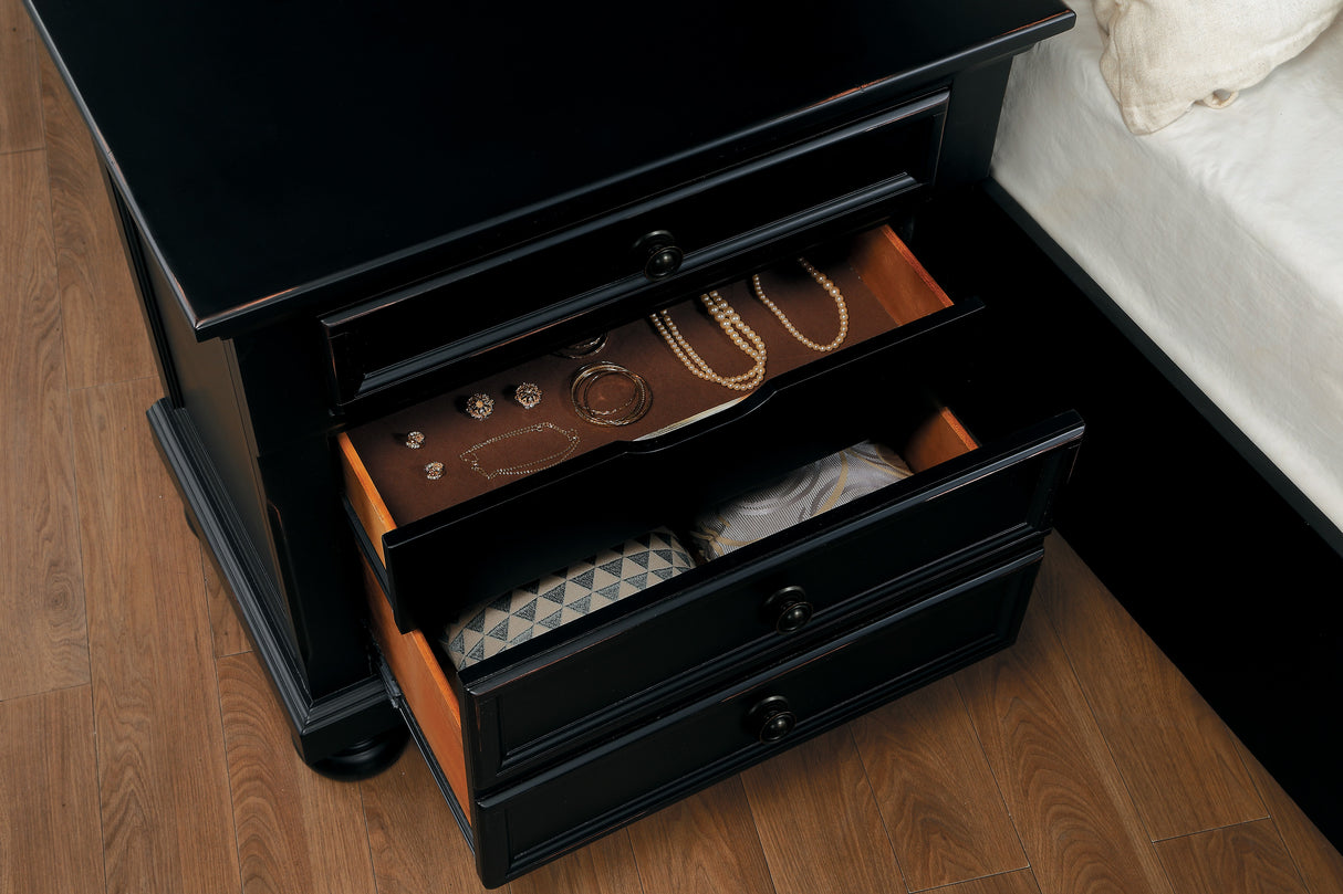 Laurelin Black Sleigh Storage Platform Bedroom Set from Homelegance - Luna Furniture