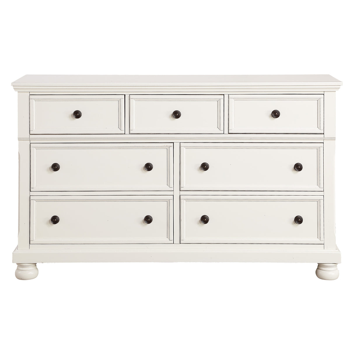 Laurelin White Dresser from Homelegance - Luna Furniture