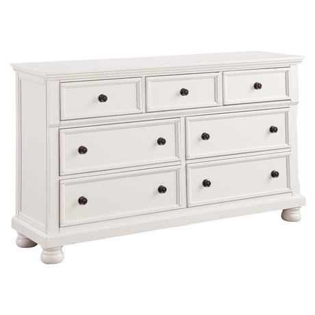 Laurelin White Dresser from Homelegance - Luna Furniture