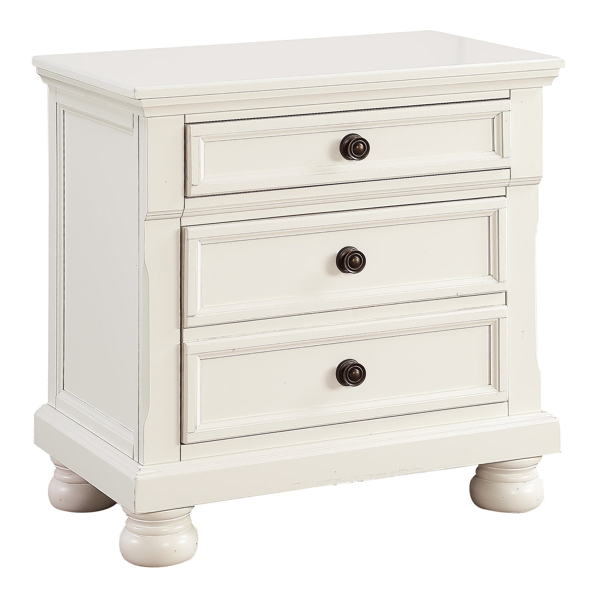 Laurelin White Sleigh Storage Platform Bedroom Set from Homelegance - Luna Furniture