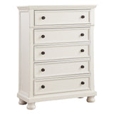 Laurelin White Sleigh Storage Platform Bedroom Set from Homelegance - Luna Furniture