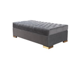 Lauren Gray Velvet Double Chaise Sectional from Nova Furniture - Luna Furniture