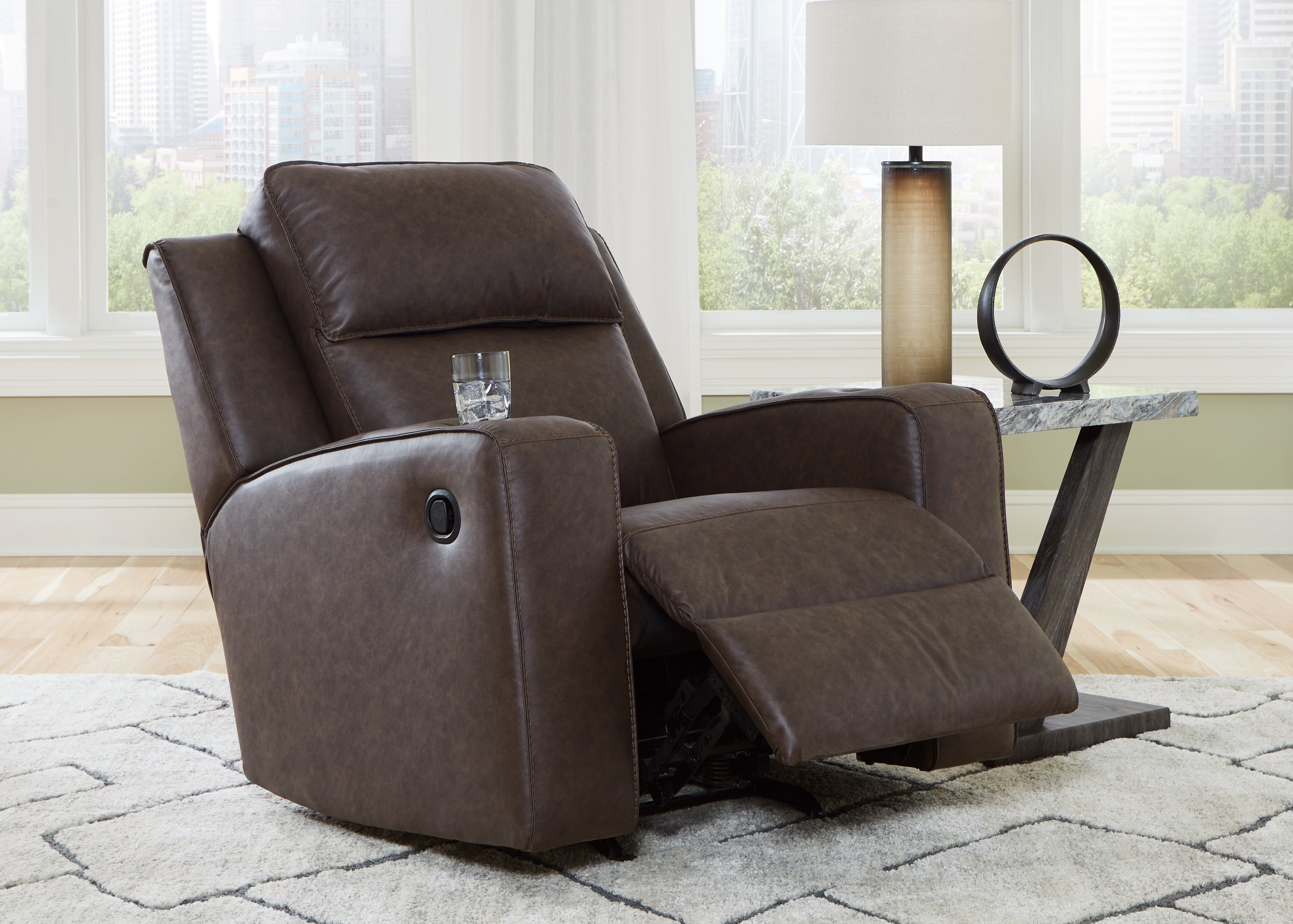 Lavenhorne Granite Recliner - Luna Furniture