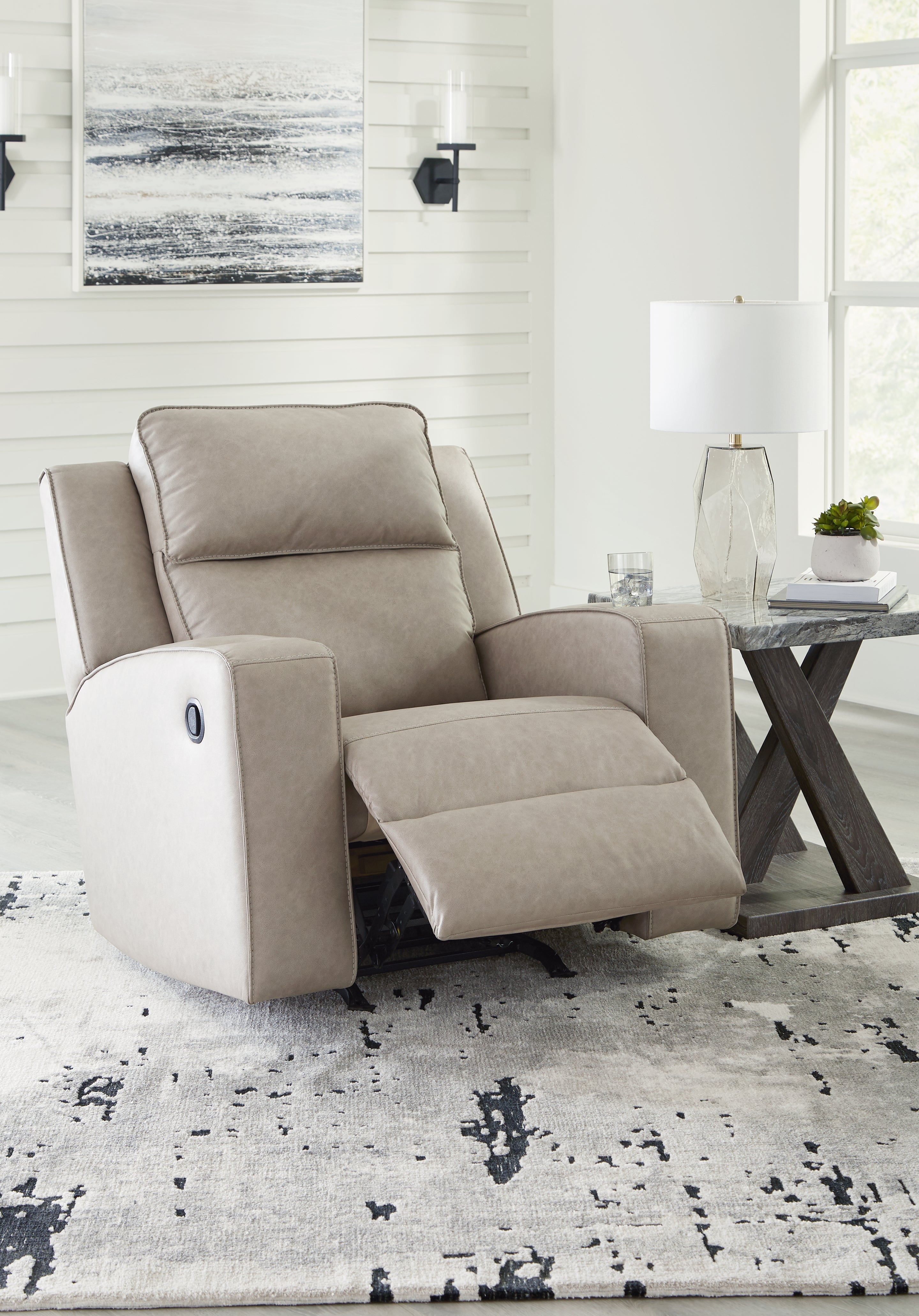 Ashley Lavenhorne Pebble Recliner - Luna Furniture