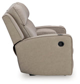 Lavenhorne Pebble Reclining Loveseat with Console from Ashley - Luna Furniture