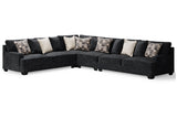 Lavernett Charcoal 4-Piece Sectional from Ashley - Luna Furniture