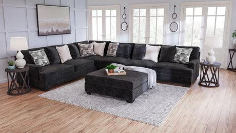 Lavernett Charcoal 4-Piece Sectional from Ashley - Luna Furniture