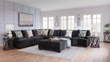 Lavernett Charcoal 4-Piece Sectional from Ashley - Luna Furniture
