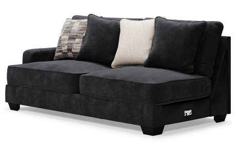 Lavernett Charcoal Left-Arm Facing Sofa from Ashley - Luna Furniture
