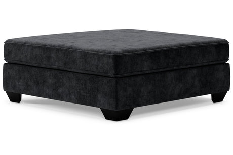 Lavernett Charcoal Oversized Accent Ottoman from Ashley - Luna Furniture