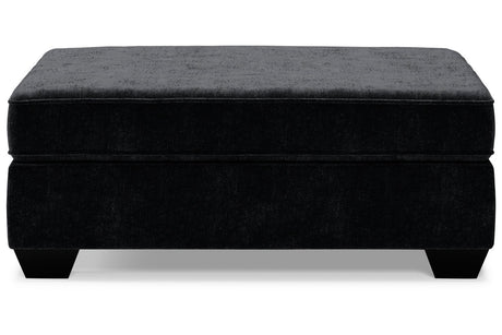 Lavernett Charcoal Oversized Accent Ottoman from Ashley - Luna Furniture