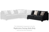Lavernett Charcoal Right-Arm Facing Sofa from Ashley Furniture - Luna Furniture