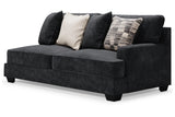 Lavernett Charcoal Right-Arm Facing Sofa from Ashley Furniture - Luna Furniture