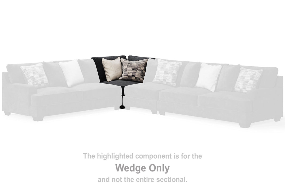 Lavernett Charcoal Wedge from Ashley Furniture - Luna Furniture