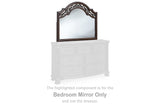 Lavinton Brown Bedroom Mirror (Mirror Only) from Ashley - Luna Furniture