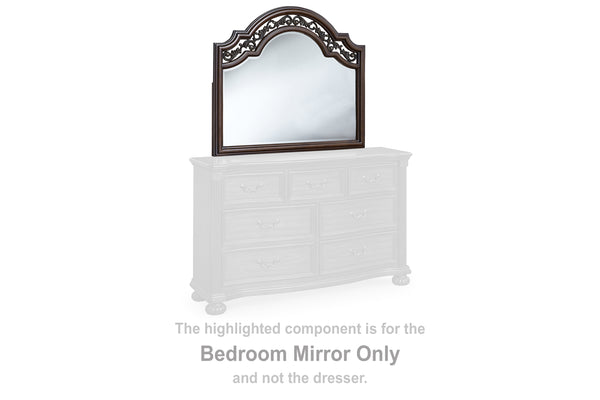Lavinton Brown Bedroom Mirror (Mirror Only)
