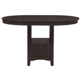 Lavon Espresso and Black Counter Height Dining Set from Coaster - Luna Furniture