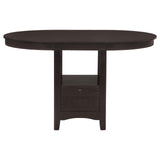 Lavon Espresso and Black Counter Height Dining Set from Coaster - Luna Furniture