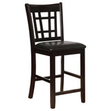 Lavon Espresso and Black Counter Height Dining Set from Coaster - Luna Furniture