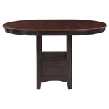 Lavon Light Chestnut and Espresso 5-Piece Counter Height Dining Set from Coaster - Luna Furniture