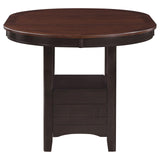 Lavon Light Chestnut and Espresso 5-Piece Counter Height Dining Set from Coaster - Luna Furniture