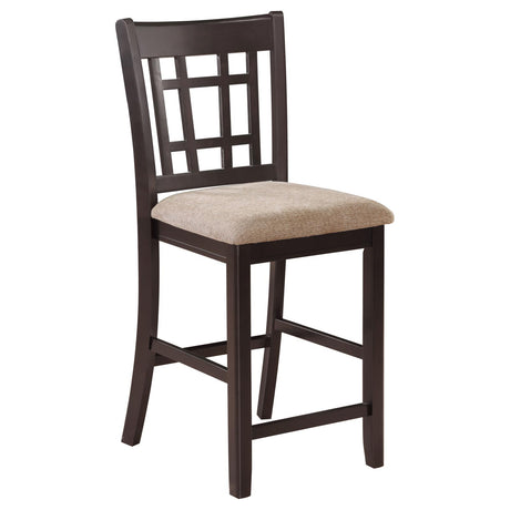 Lavon Light Chestnut and Espresso Counter Height Dining Set from Coaster - Luna Furniture