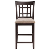 Lavon Light Chestnut and Espresso 5-Piece Counter Height Dining Set from Coaster - Luna Furniture