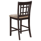 Lavon Light Chestnut and Espresso 5-Piece Counter Height Dining Set from Coaster - Luna Furniture